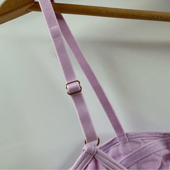 Victoria’s Secret PINK Lavender Bralette – Rose Gold Accents, Size Medium - Picture 4 of 6